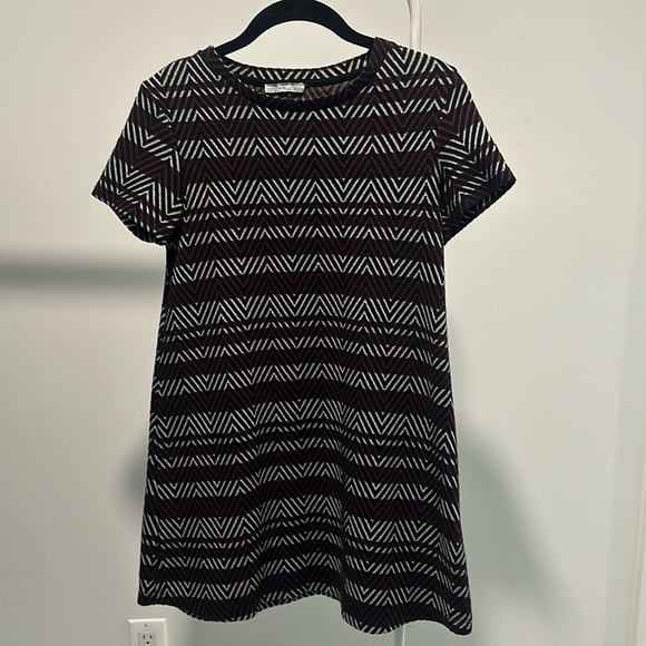 Zara | Trafaluc Winter Collection Women's Woven Mini Dress - Picture 3 of 6